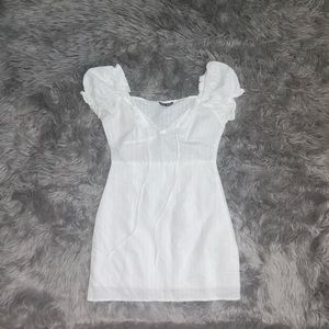 White Mini Sundress